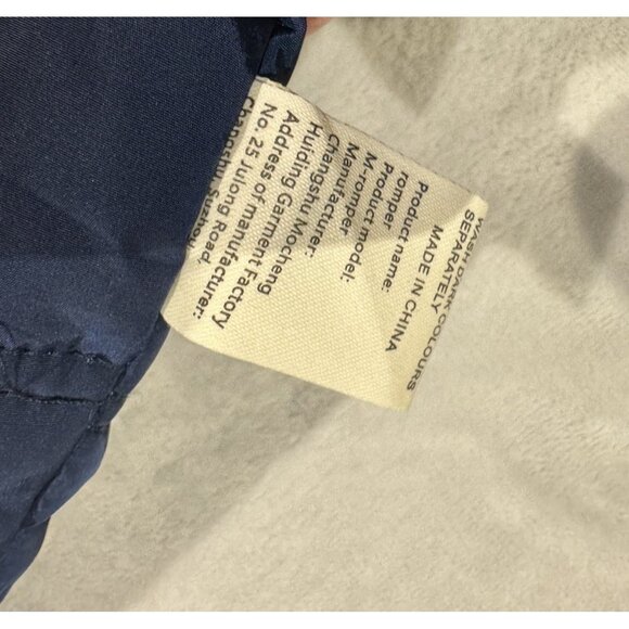 Infant Snow Suit Blue And Hood 6-12 Months, Winter Suit Murmur Bear  Warm 66cm - Picture 4 of 4